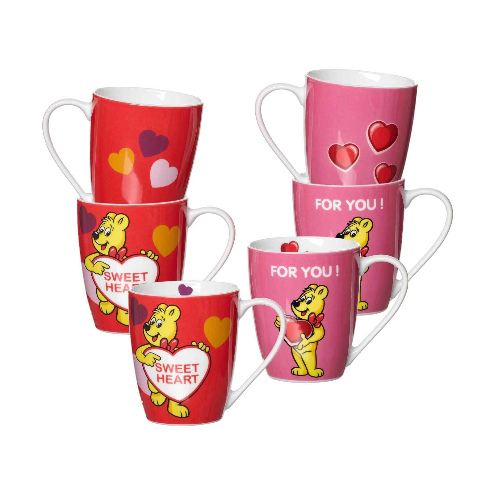 Ritzenhoff & Breker Becher Sweet Heart Haribo 360 ml 6er Set