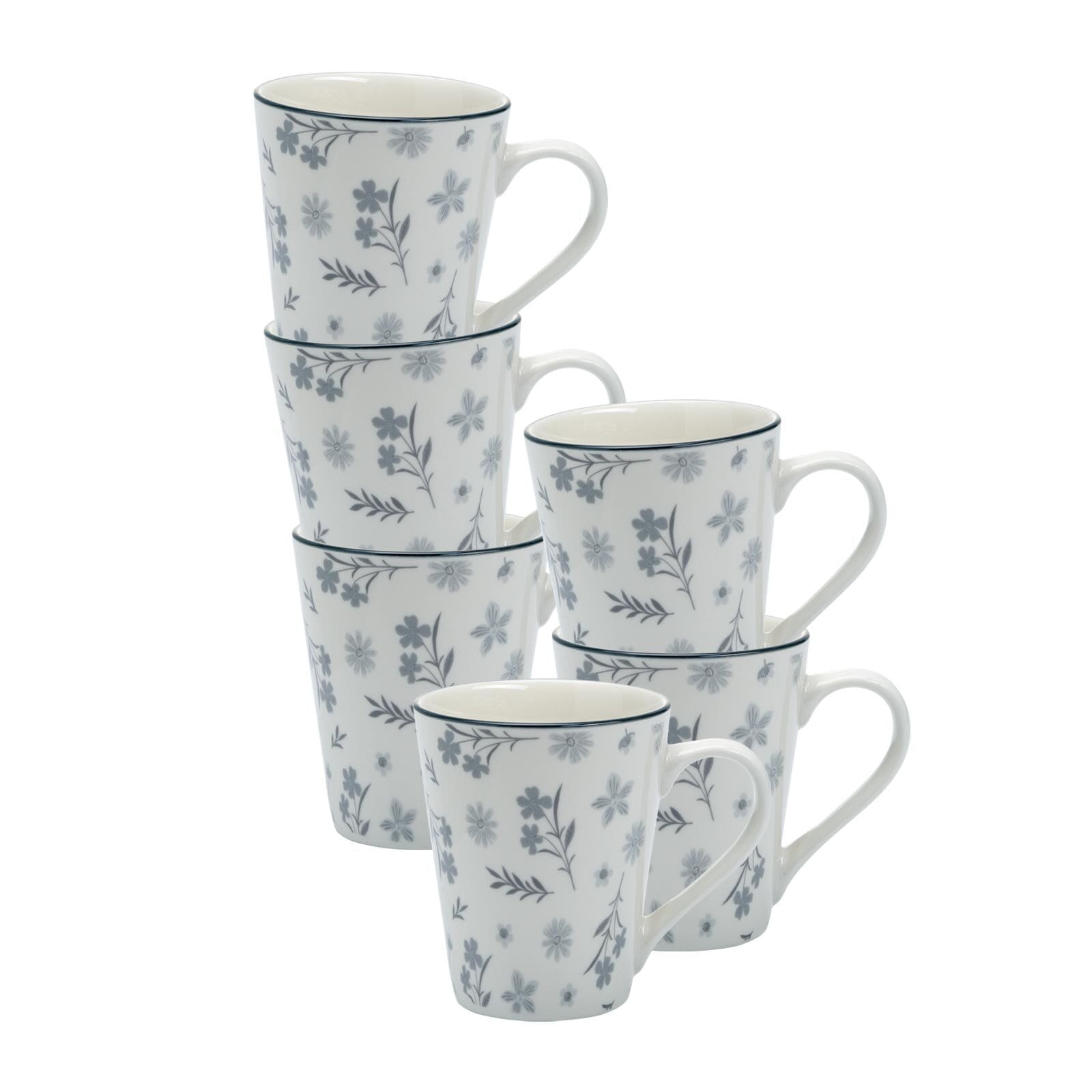 Ritzenhoff & Breker Henkelbecher Sendai Blume 300 ml 6er Set