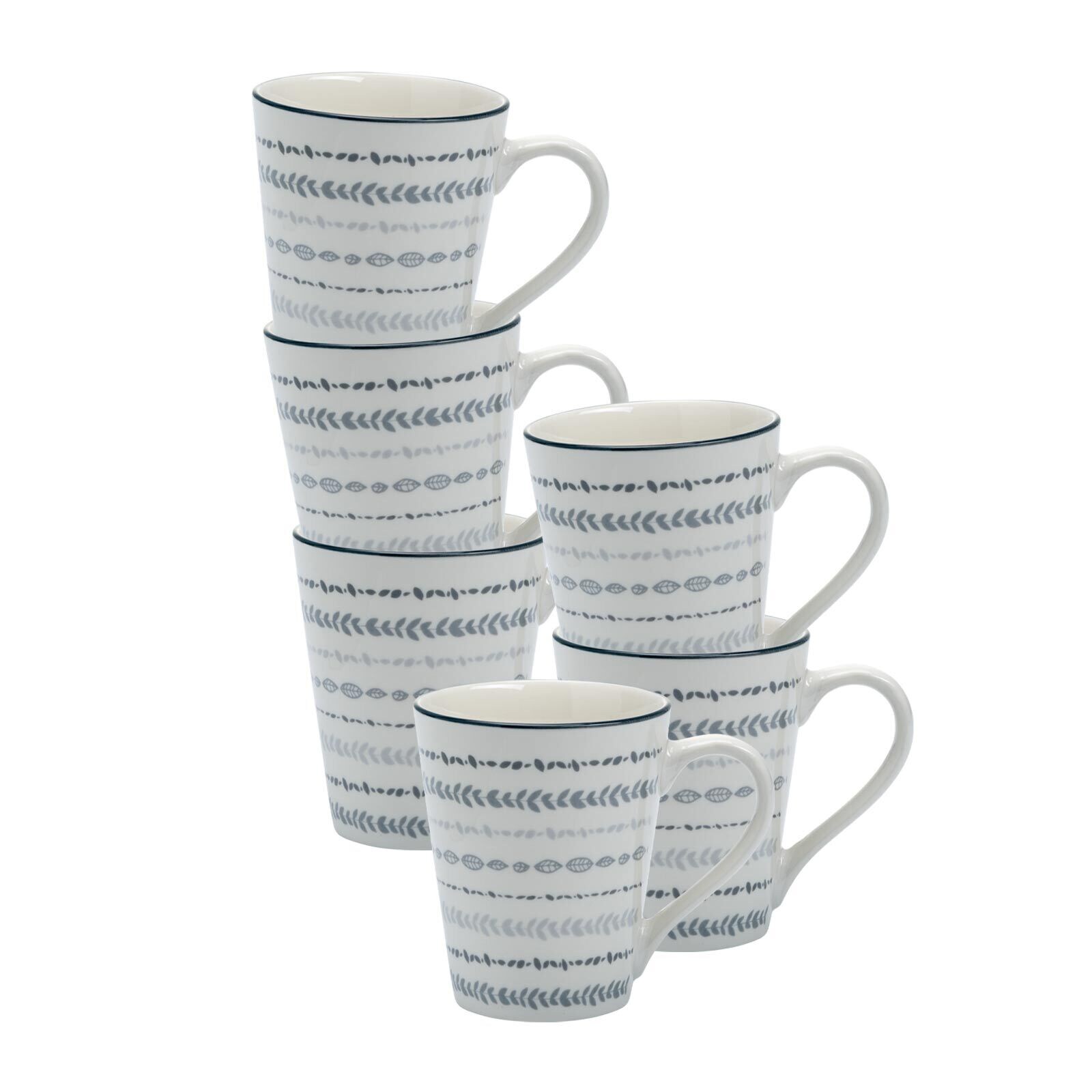 Ritzenhoff & Breker Henkelbecher Sendai Ranke 300 ml 6er Set