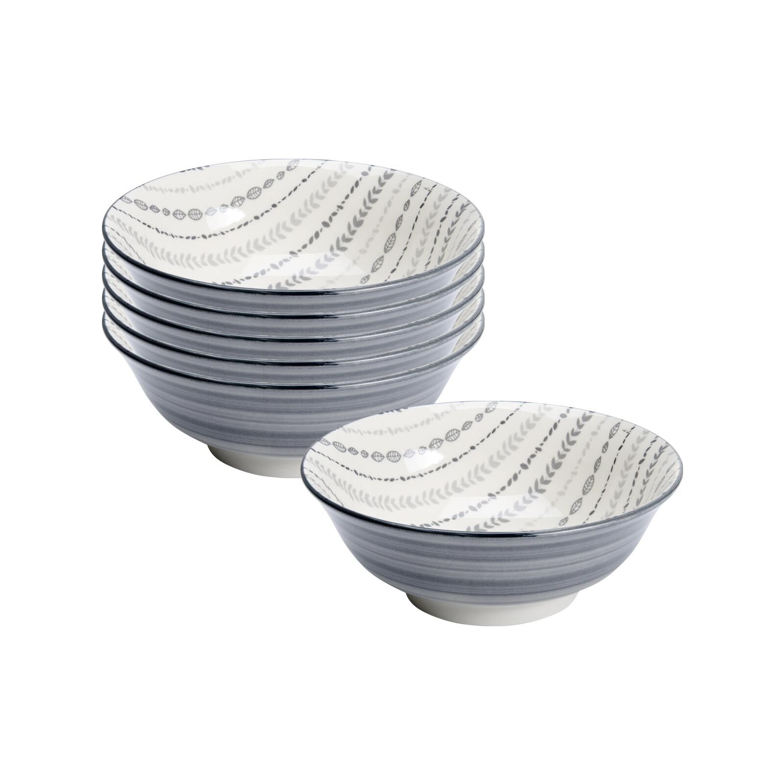 Ritzenhoff & Breker Beilagenschalen Sendai Ranke ø 11,5 cm 6er Set