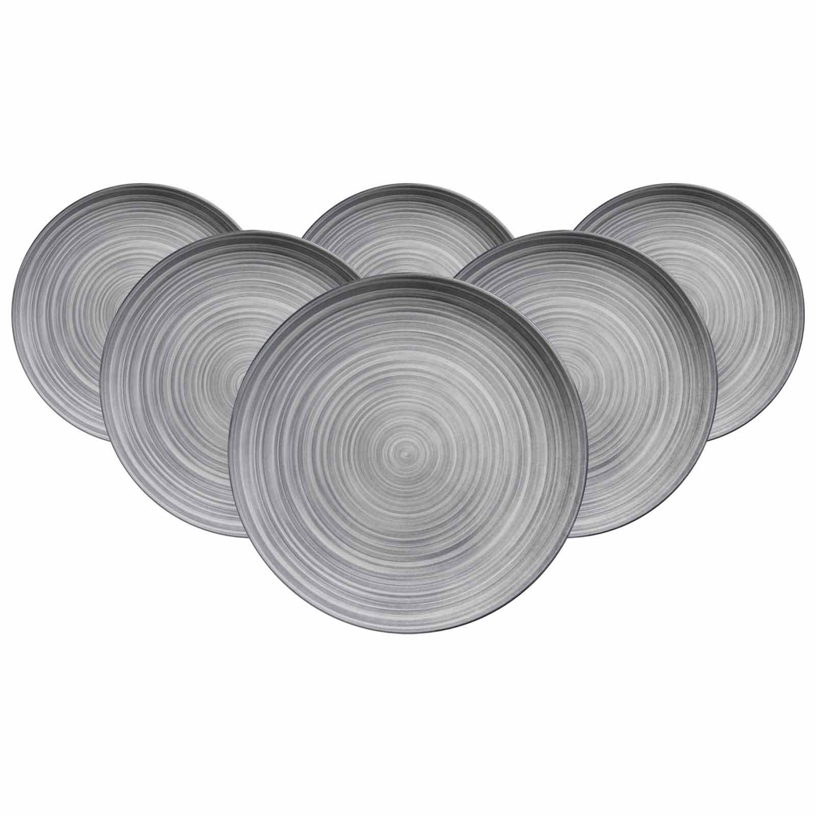 Ritzenhoff & Breker Dessertteller Sendai Wirbel &oslash; 21 cm 6er Set - Bild 1