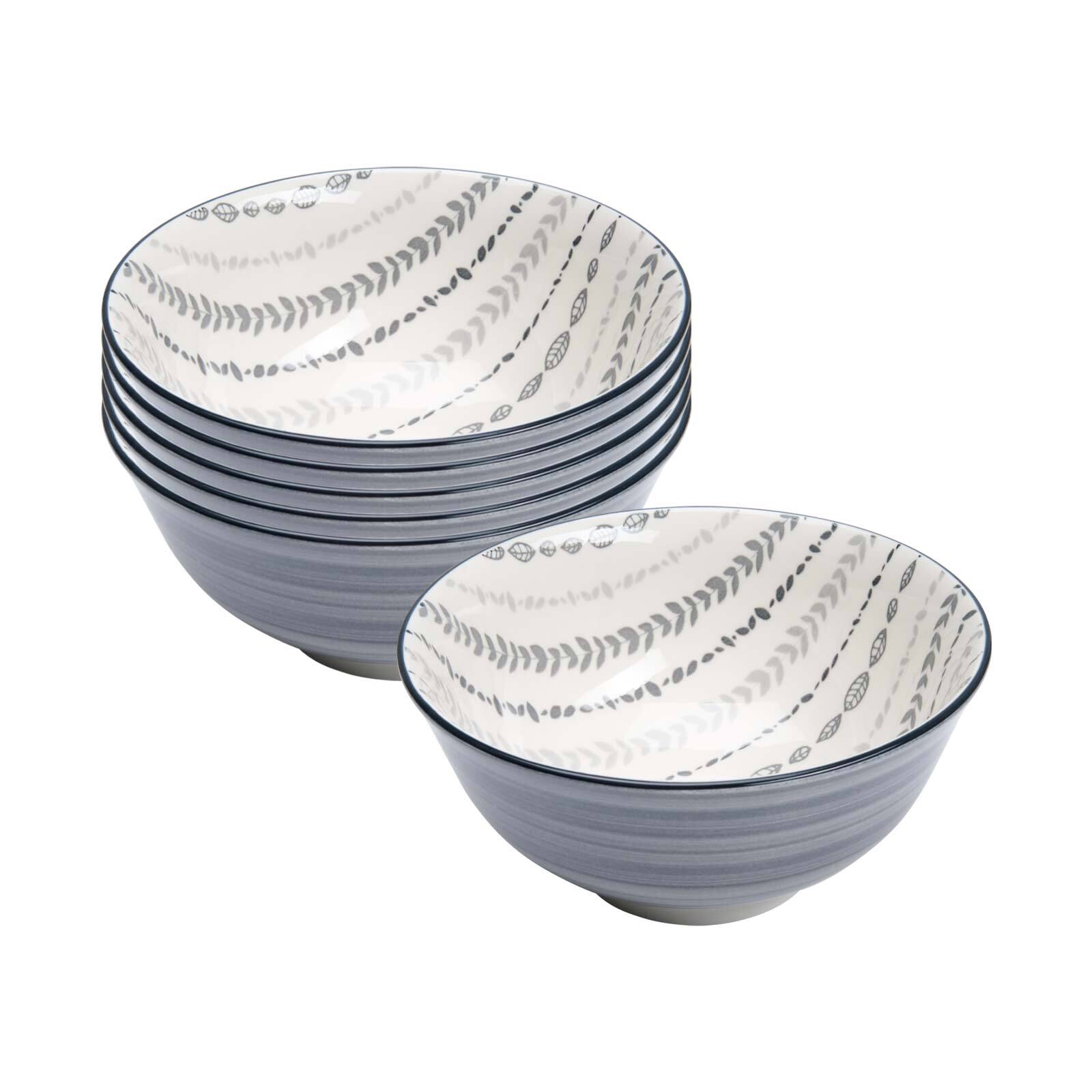 Ritzenhoff & Breker M&uuml;slischalen Sendai Ranke &oslash; 15,5 cm 6er Set - Bild 1