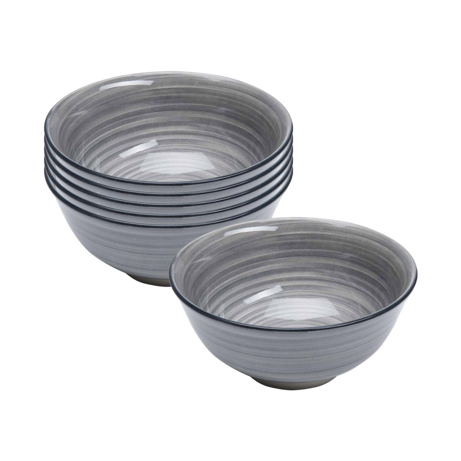 Ritzenhoff & Breker M&uuml;slischalen Sendai Wirbel &oslash; 15,5 cm 6er Set - Bild 1