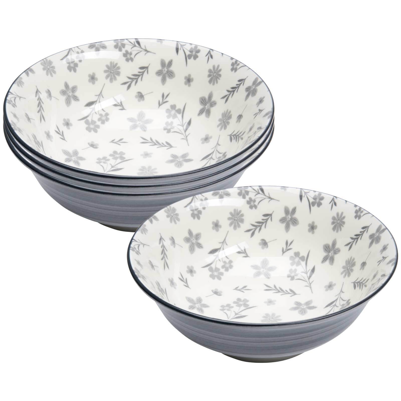 Ritzenhoff & Breker Servierschalen Sendai Blume ø 21 cm 4er Set