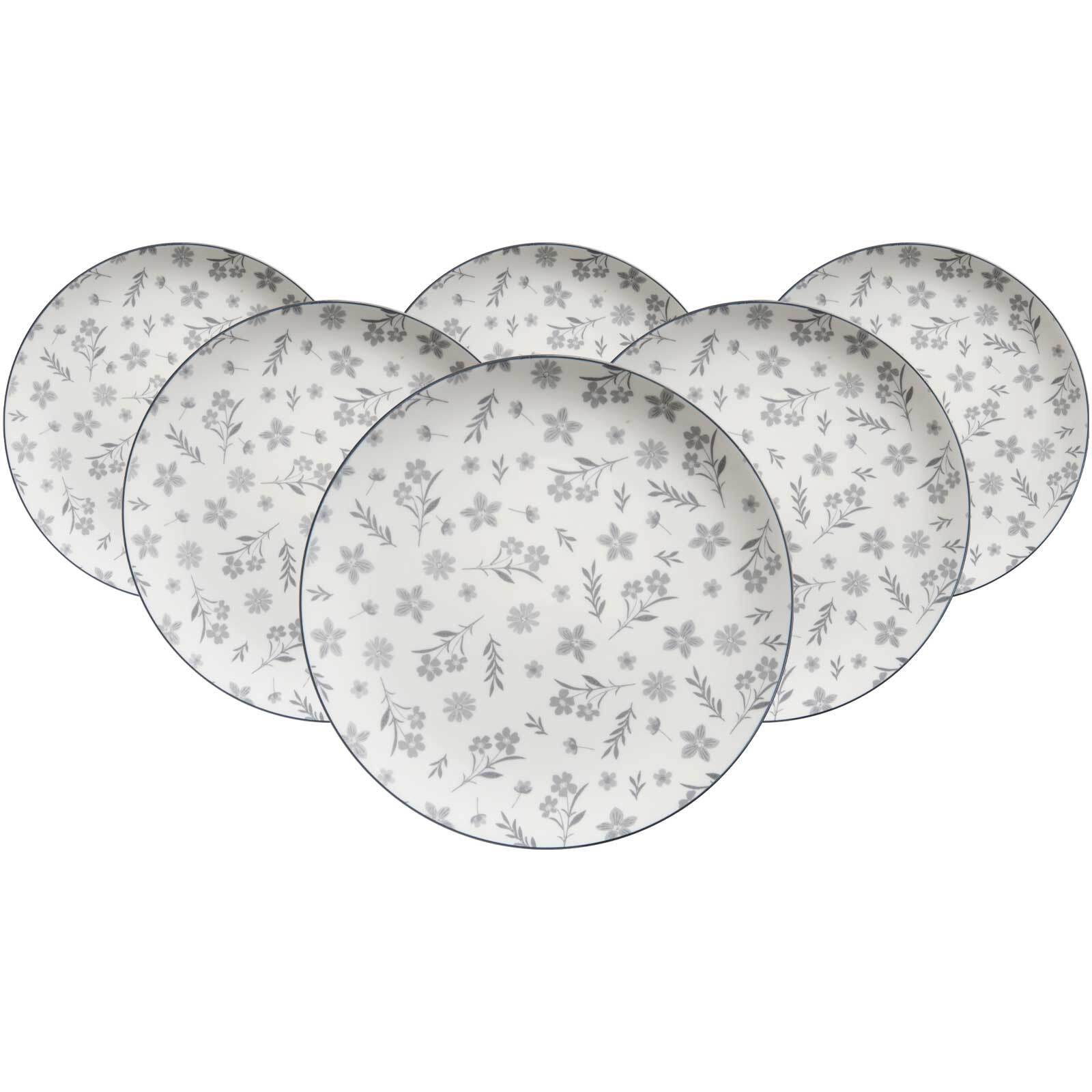 Ritzenhoff & Breker Speiseteller Sendai Blume &oslash; 27 cm 6er Set - Bild 1