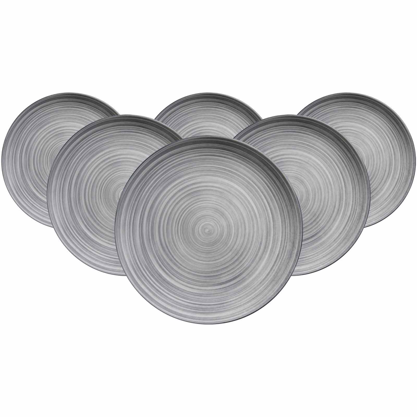 Ritzenhoff & Breker Speiseteller Sendai Wirbel &oslash; 27 cm 6er Set - Bild 1