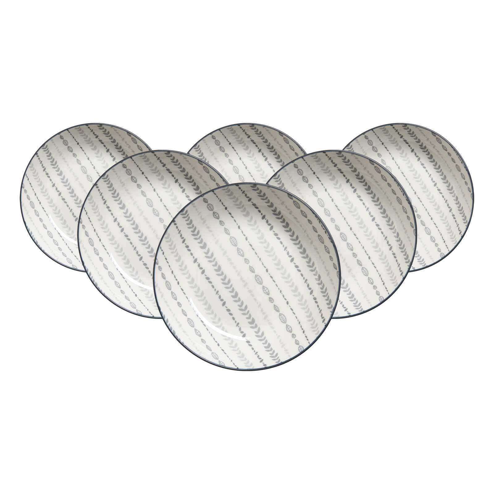 Ritzenhoff & Breker Suppenteller Sendai Ranke &oslash; 20 cm 6er Set - Bild 1