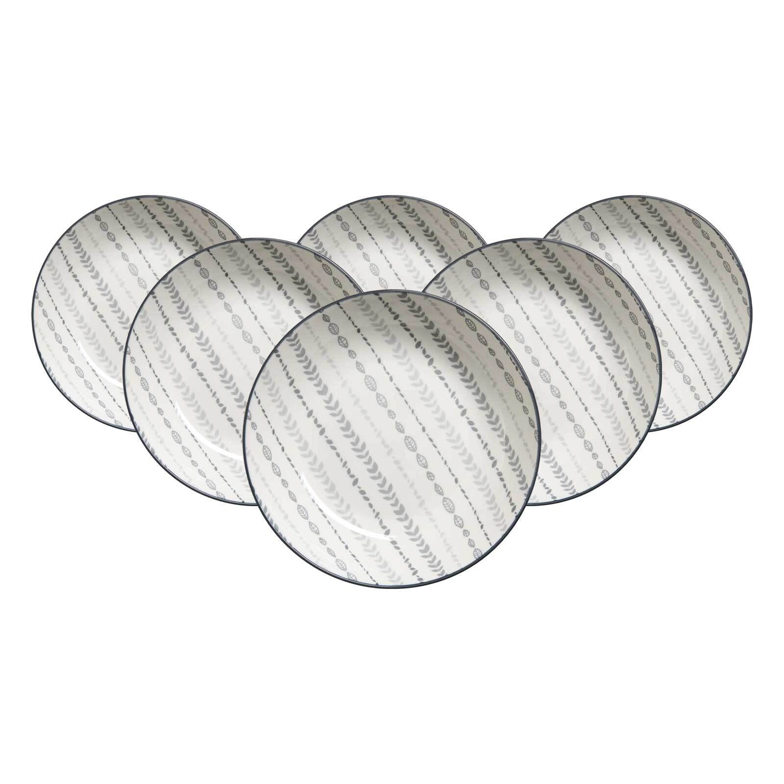 Ritzenhoff & Breker Suppenteller Sendai Ranke ø 20 cm 6er Set