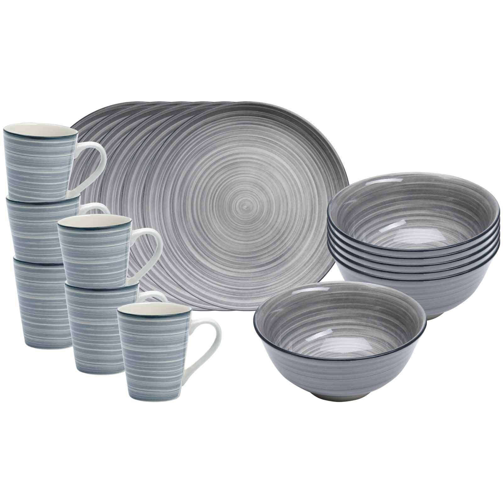 Ritzenhoff & Breker Fr&uuml;hst&uuml;cks-Set Sendai Wirbel 18er Set - Bild 1