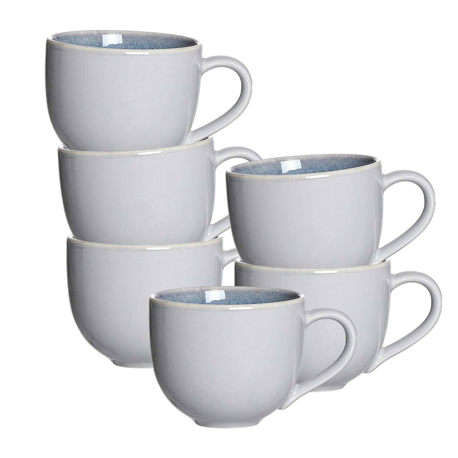 Ritzenhoff & Breker Kaffeetassen Skagen Stone 220 ml 6er Set
