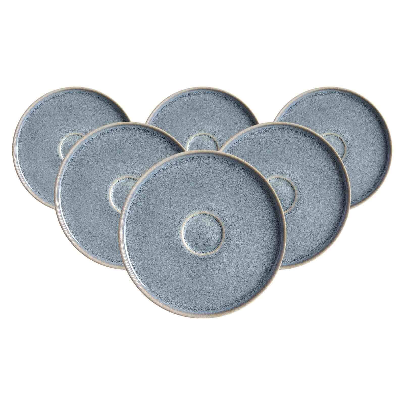 Ritzenhoff & Breker Kaffeeuntertassen Skagen Stone ø 16 cm 6er Set