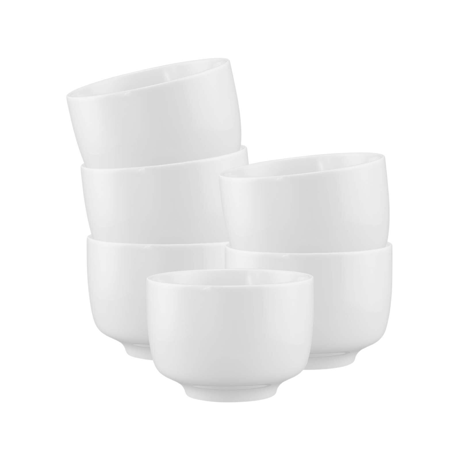 Seltmann Weiden Milchkaffeetassen ohne Henkel Sento Home 350 ml 6er Set