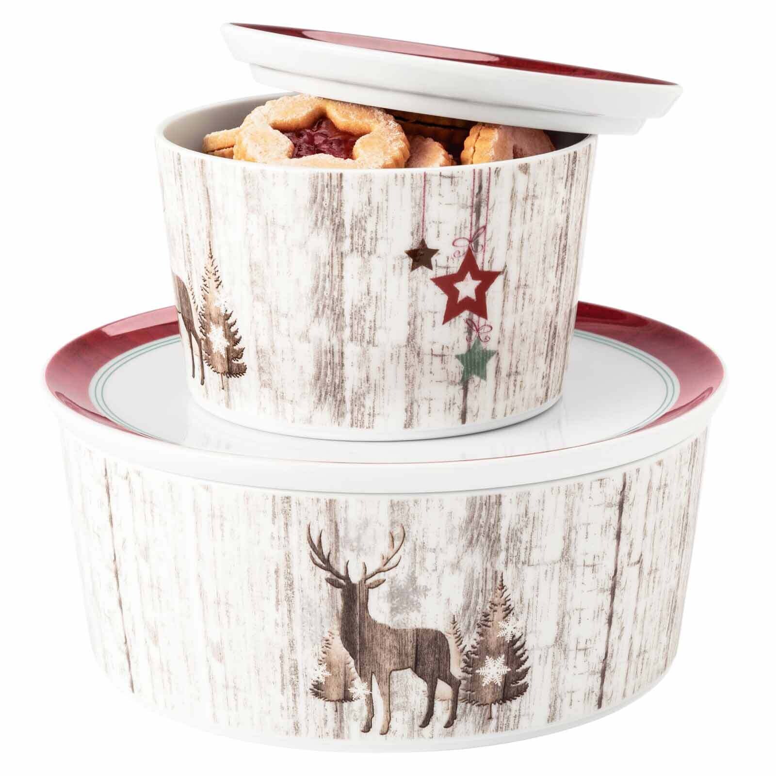 Seltmann Weiden Gebäckdosen Life Christmas ø 14 / 21 cm 2er Set