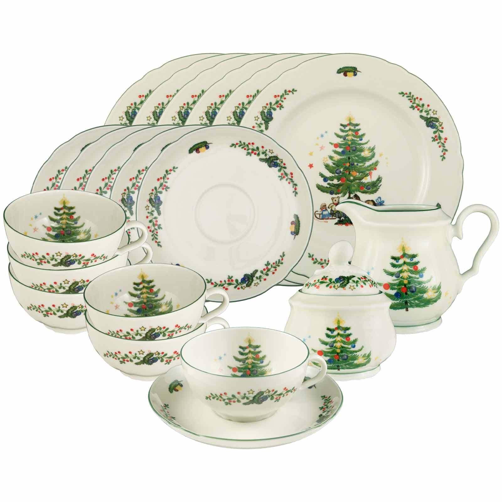 Seltmann Weiden Teeservice Marieluise Weihnachten 20er Set - Bild 1