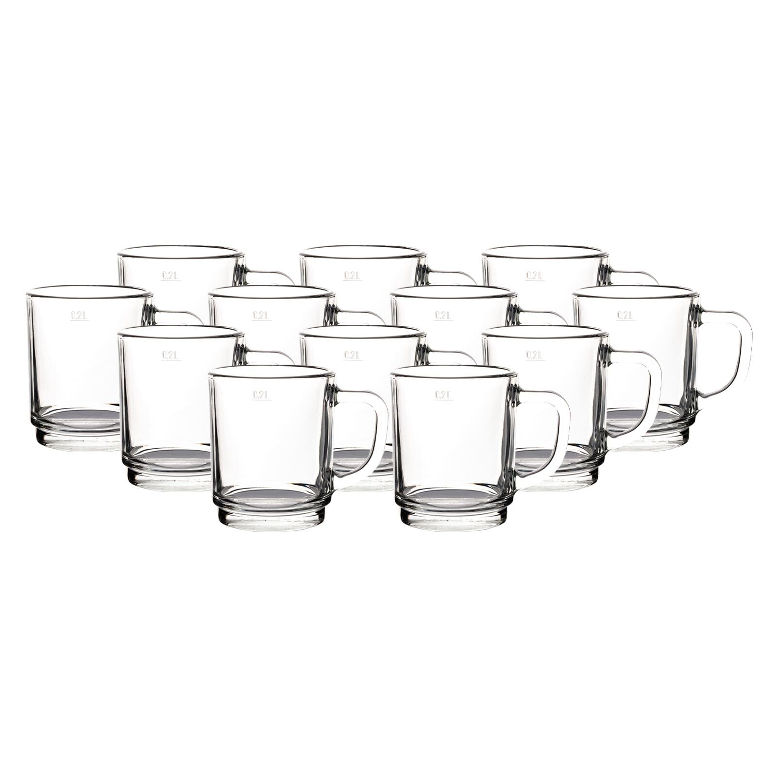 Pasabahce Glastassen Kaffeegl&auml;ser Pub 0,2 l 12er Set - Bild 1