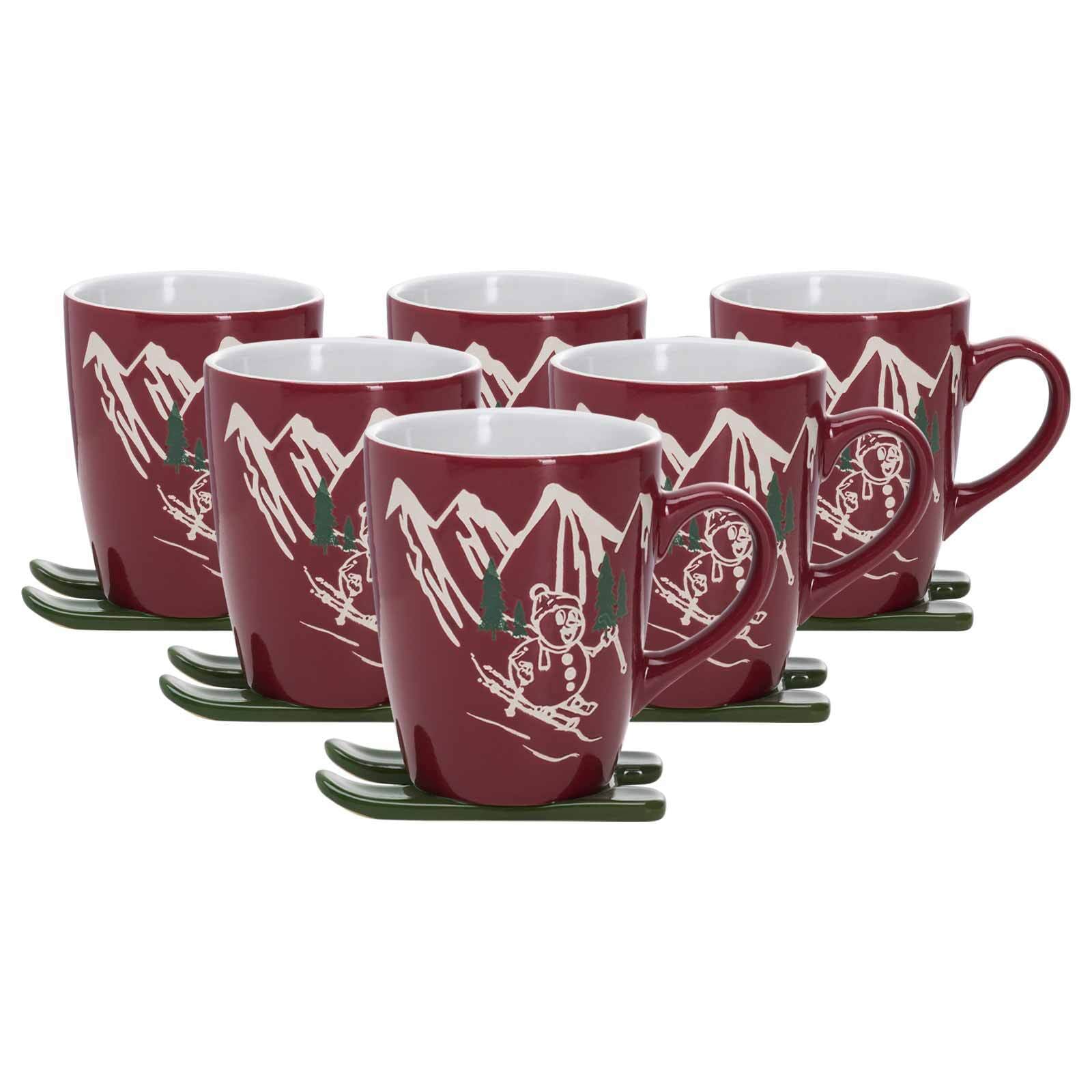 Ritzenhoff & Breker Kaffeebecher auf Ski Aspen 340 ml 6er Set - Bild 1