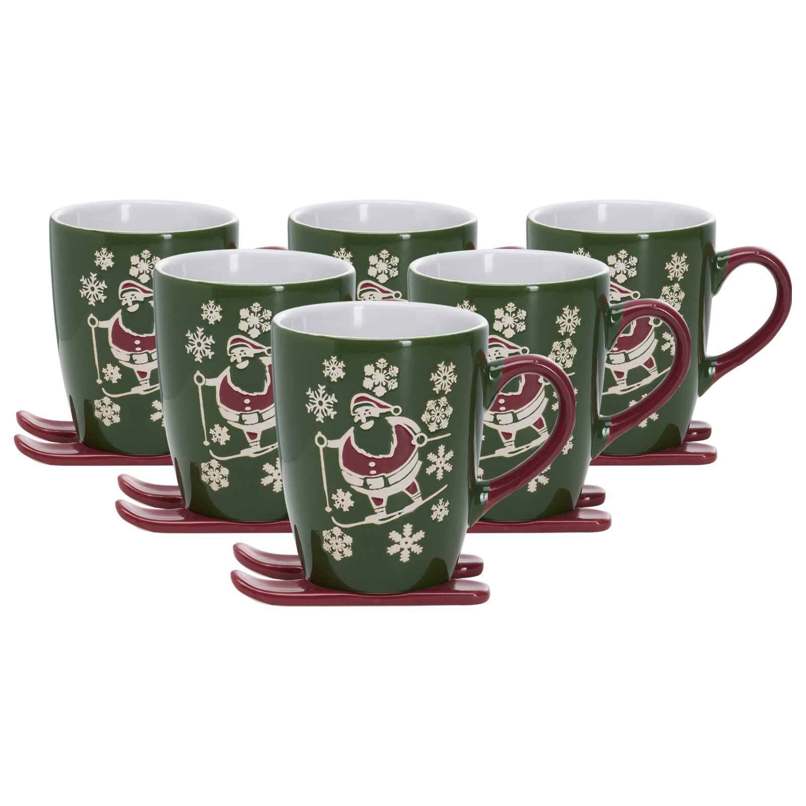 Ritzenhoff & Breker Kaffeebecher auf Ski Whistler 340 ml 6er Set - Bild 1