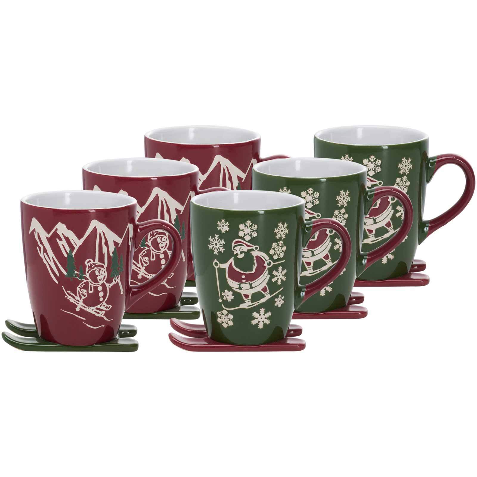 Ritzenhoff & Breker Kaffeebecher auf Ski Aspen/Whistler 340 ml 6er Set - Bild 1