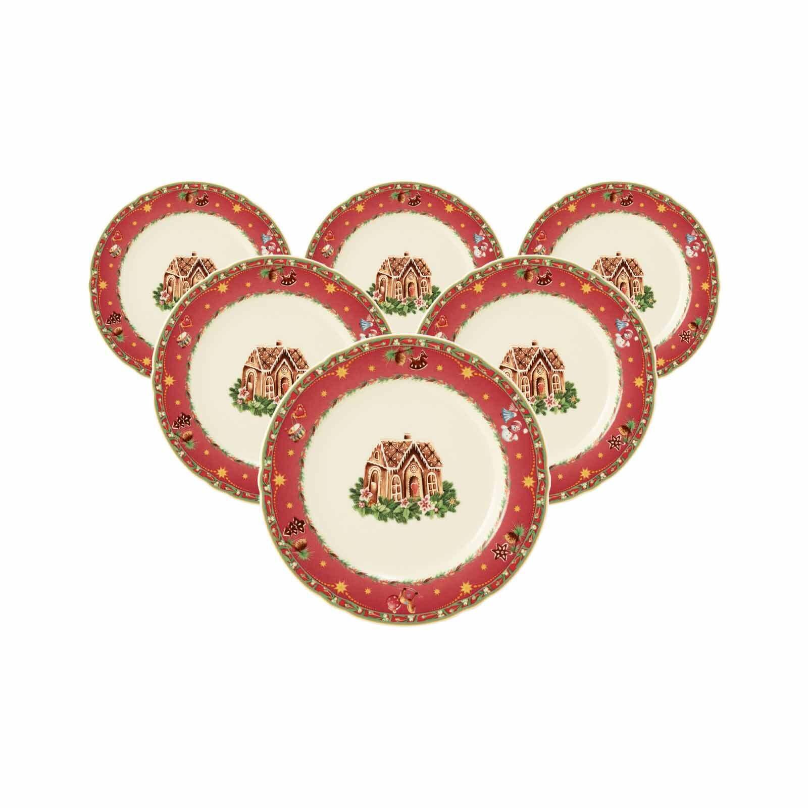 Seltmann Weiden Brotteller Marieluise Weihnachtsnostalgie ø 17 cm 6er Set