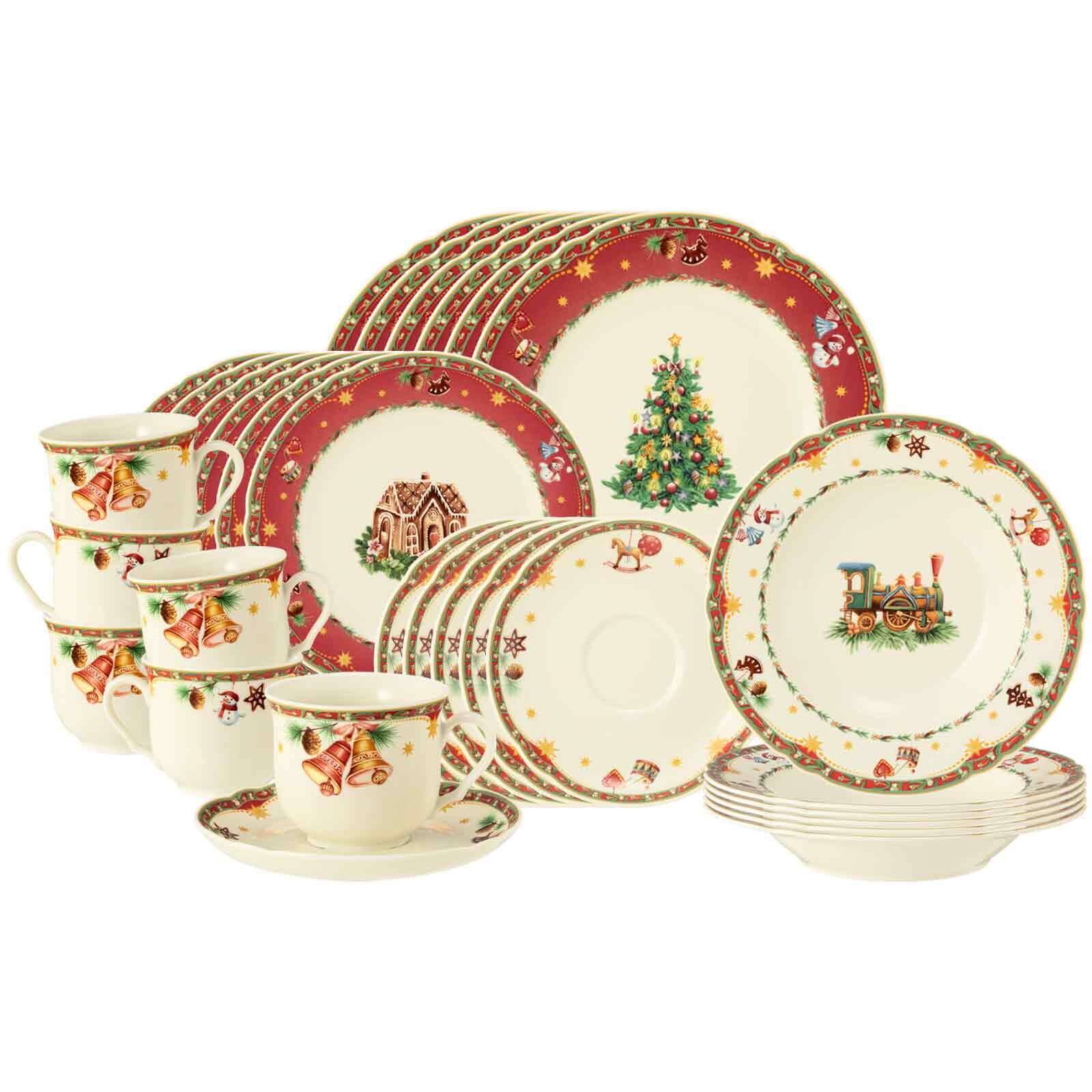Seltmann Weiden Kombiservice Marieluise Weihnachtsnostalgie 30-tlg.