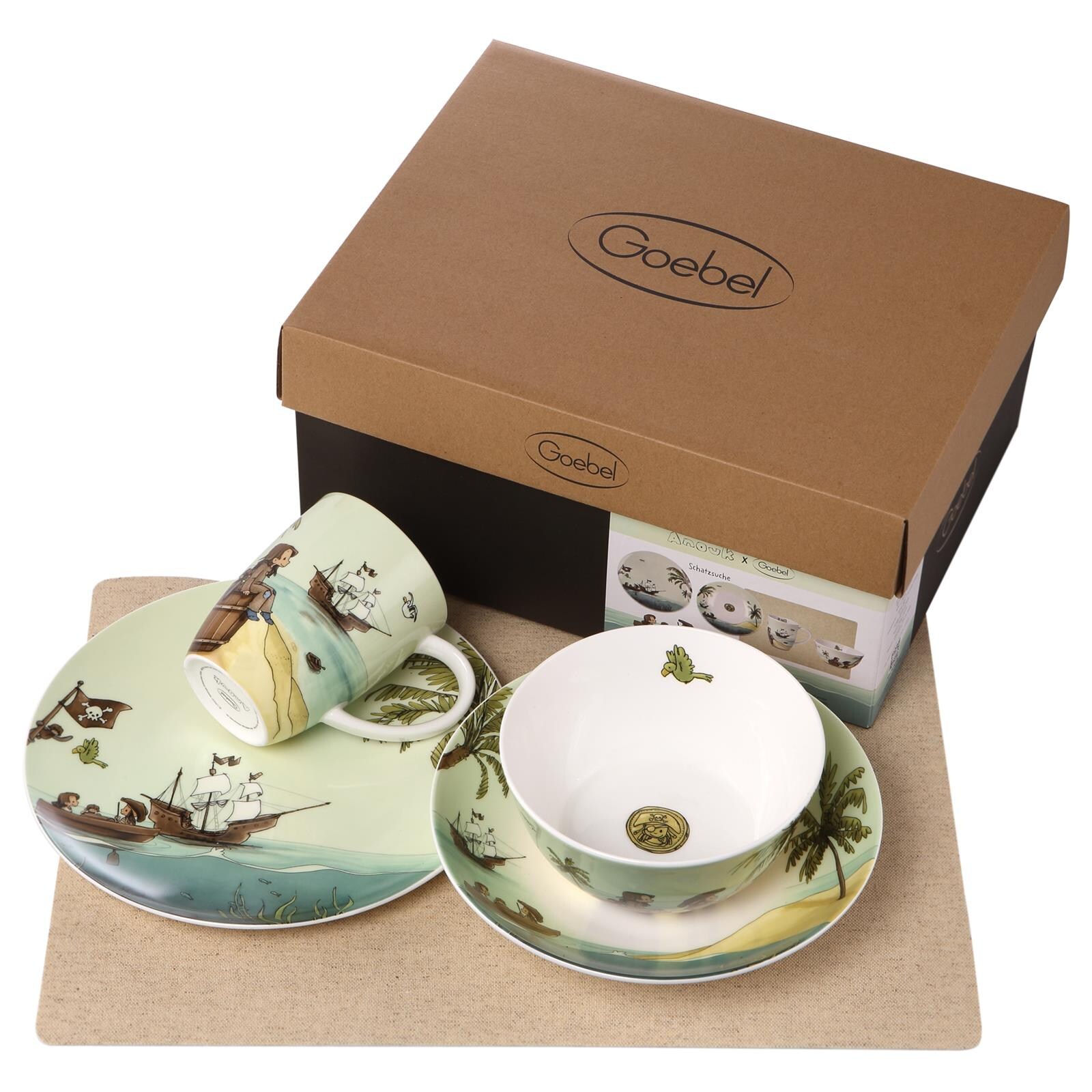 Kindergeschirr-Set Anouk Schatzsuche 5er Set