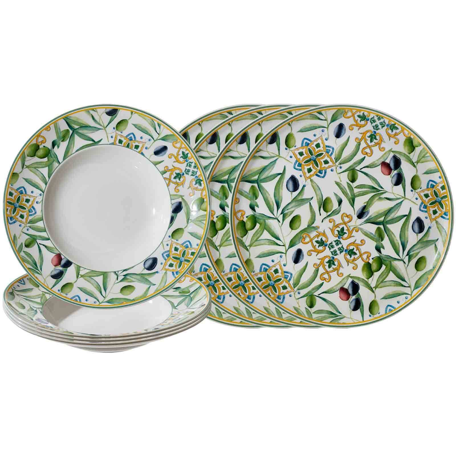 Ritzenhoff & Breker Pizza & Pasta Set Roma Oliva 8er Set - Bild 1