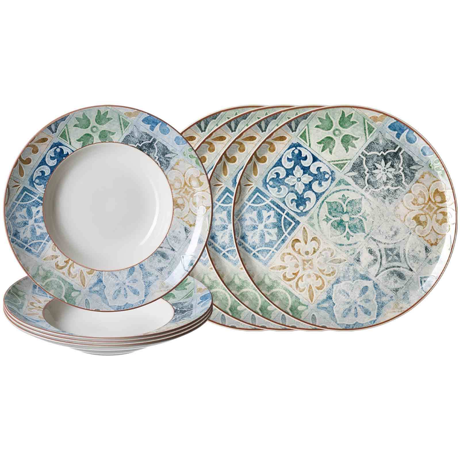 Ritzenhoff & Breker Pizza & Pasta Set Roma Antica 8er Set - Bild 1