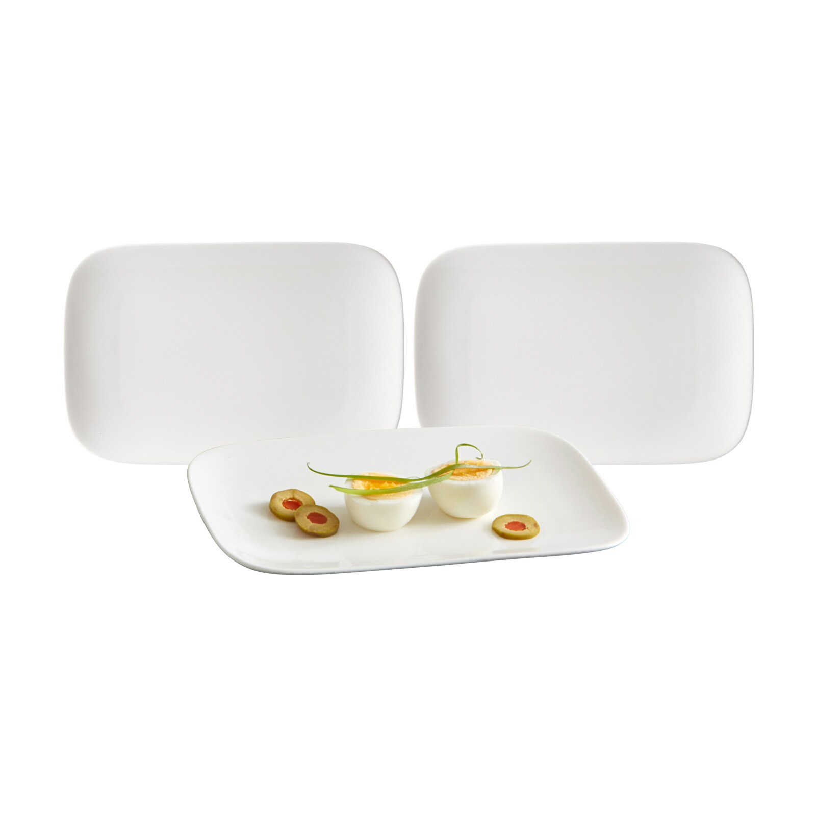 Ritzenhoff & Breker Servierplatten Arena 24 x 16 cm 3er Set