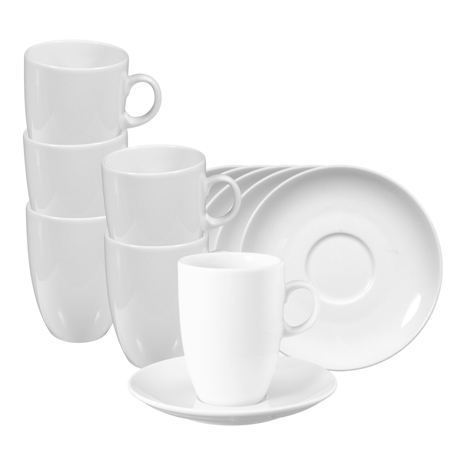 Seltmann Weiden Milchkaffeetassen mit Untertassen VIP. 360 ml 6er Set - Bild 1