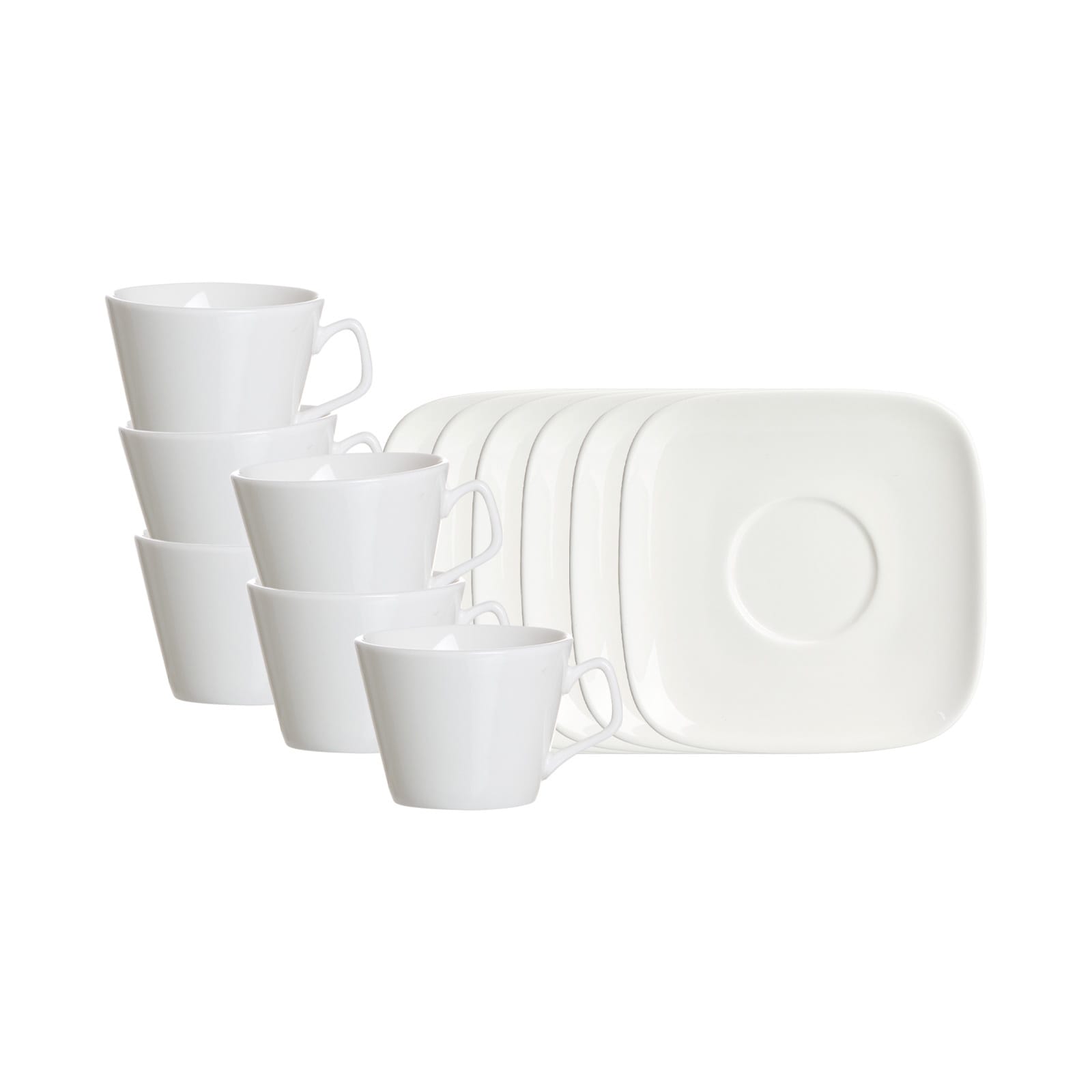 Ritzenhoff & Breker Espressotassen mit Untertassen Arena 80 ml 6er Set - Bild 1