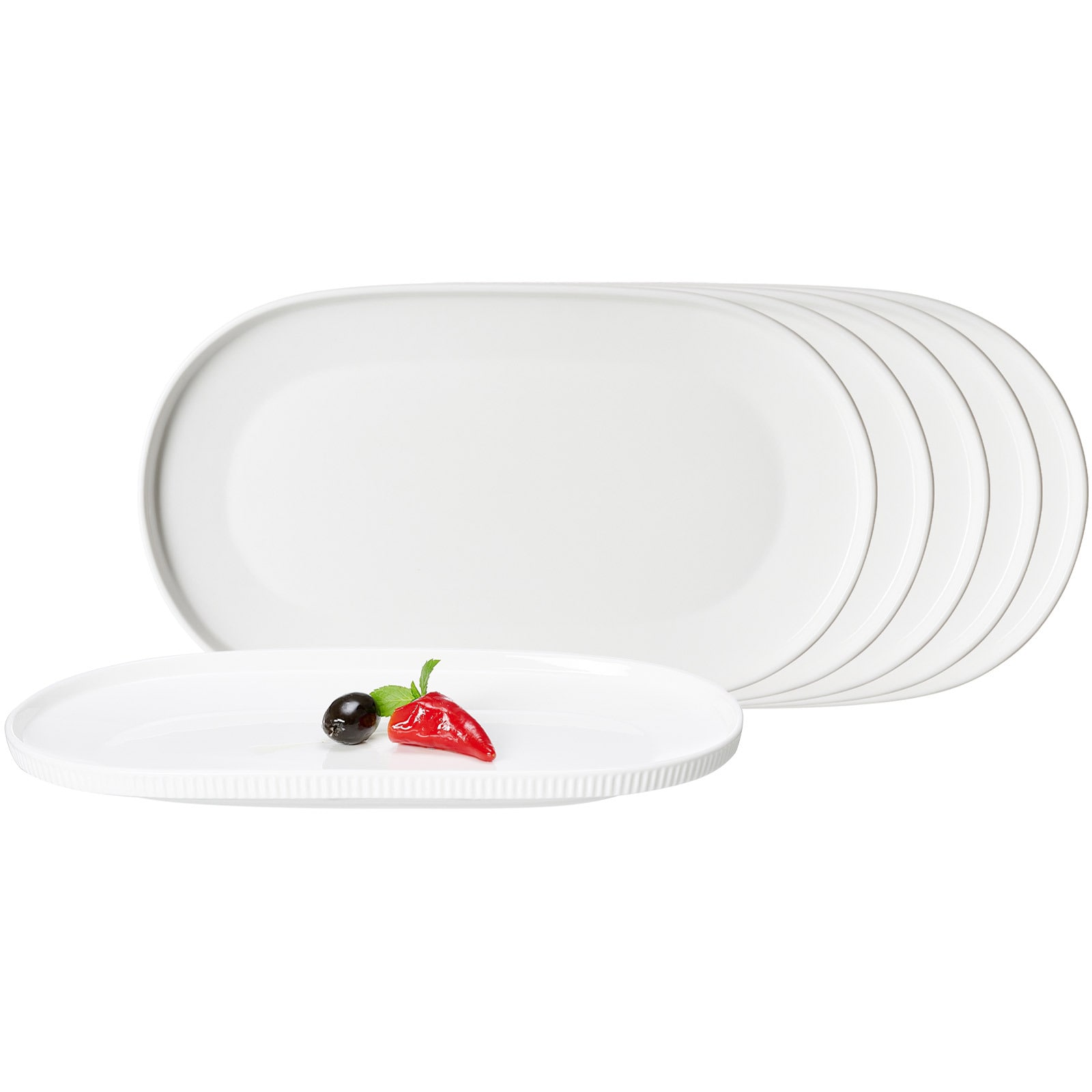 Ritzenhoff & Breker Servierplatten Kelly 28,5 x 16,5 cm 6er Set - Bild 1