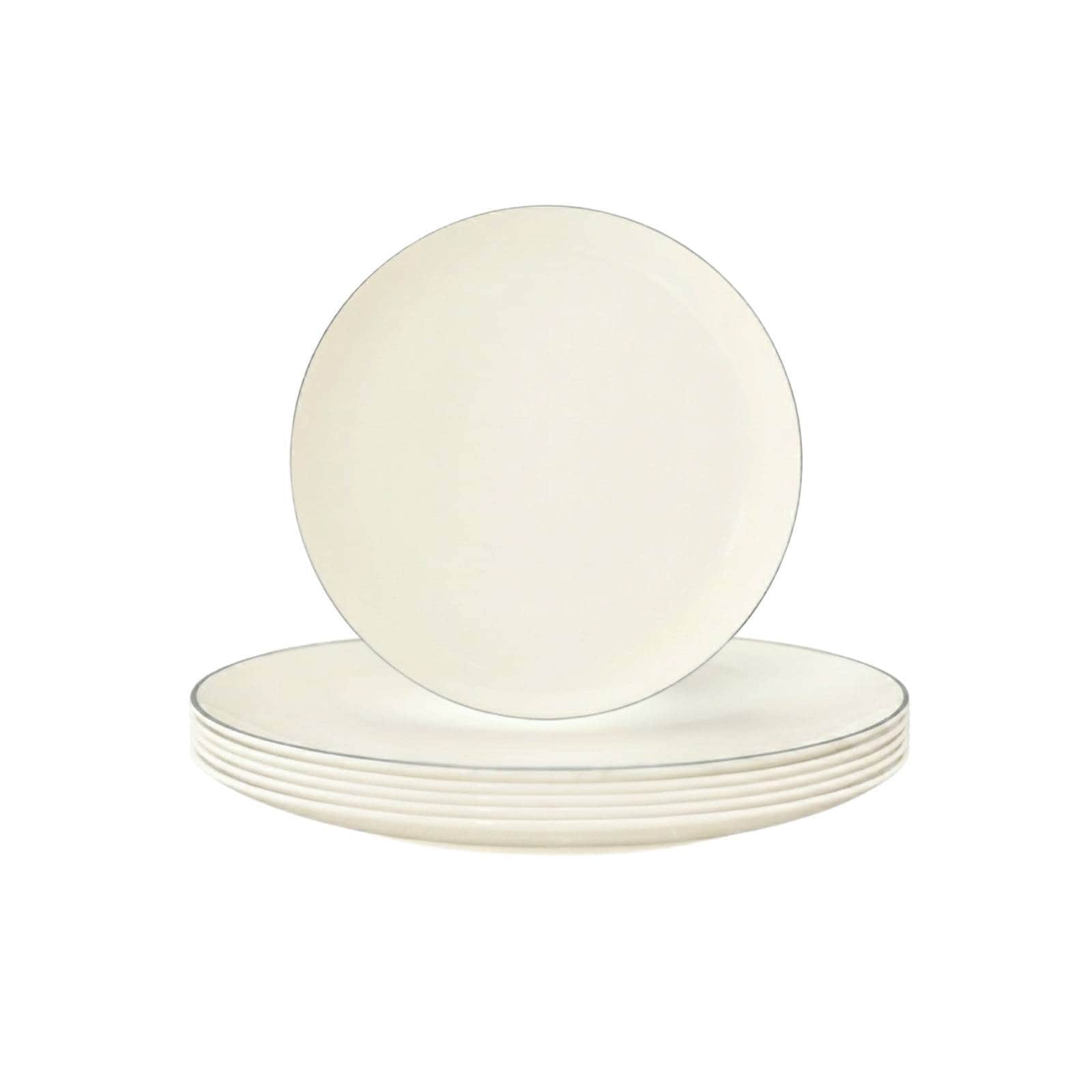 Seltmann Weiden Fr&uuml;hst&uuml;cksteller Savona Fine Diamond &oslash; 22,6 cm 6er Set - Bild 1