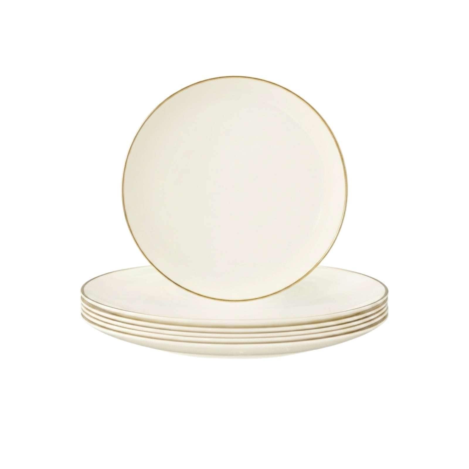 Seltmann Weiden Fr&uuml;hst&uuml;cksteller Savona Fine Diamond &oslash; 22,6 cm 6er Set - Bild 1
