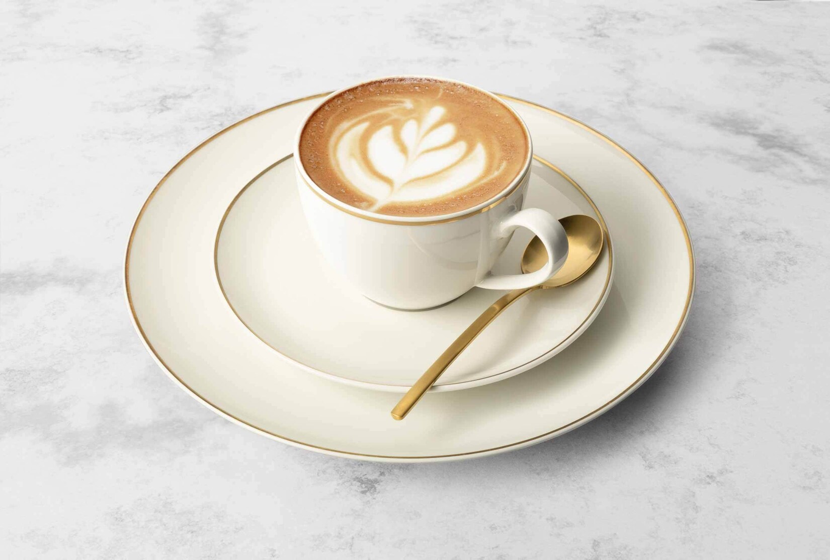 Espressotassen Savona Goldlinie  6er Set