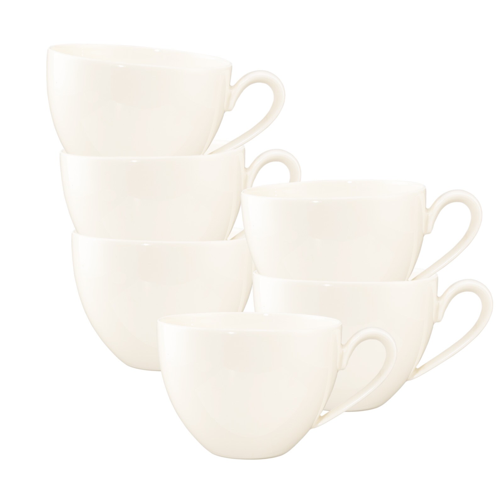 Milchkaffeetassen Savona Fine Diamond  6er Set