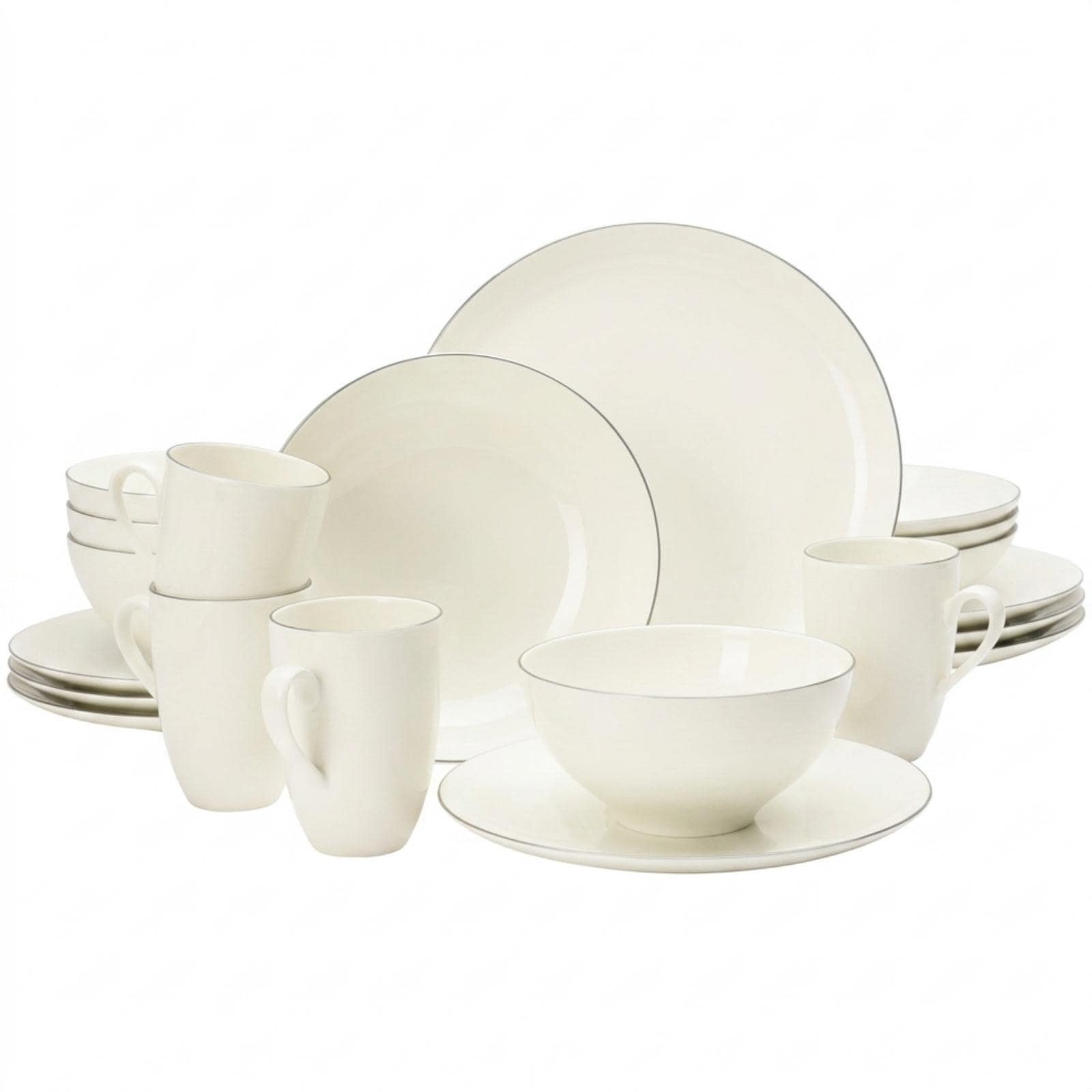 Seltmann Weiden Kombiservice Savona Grey Line 20er Set - Bild 1