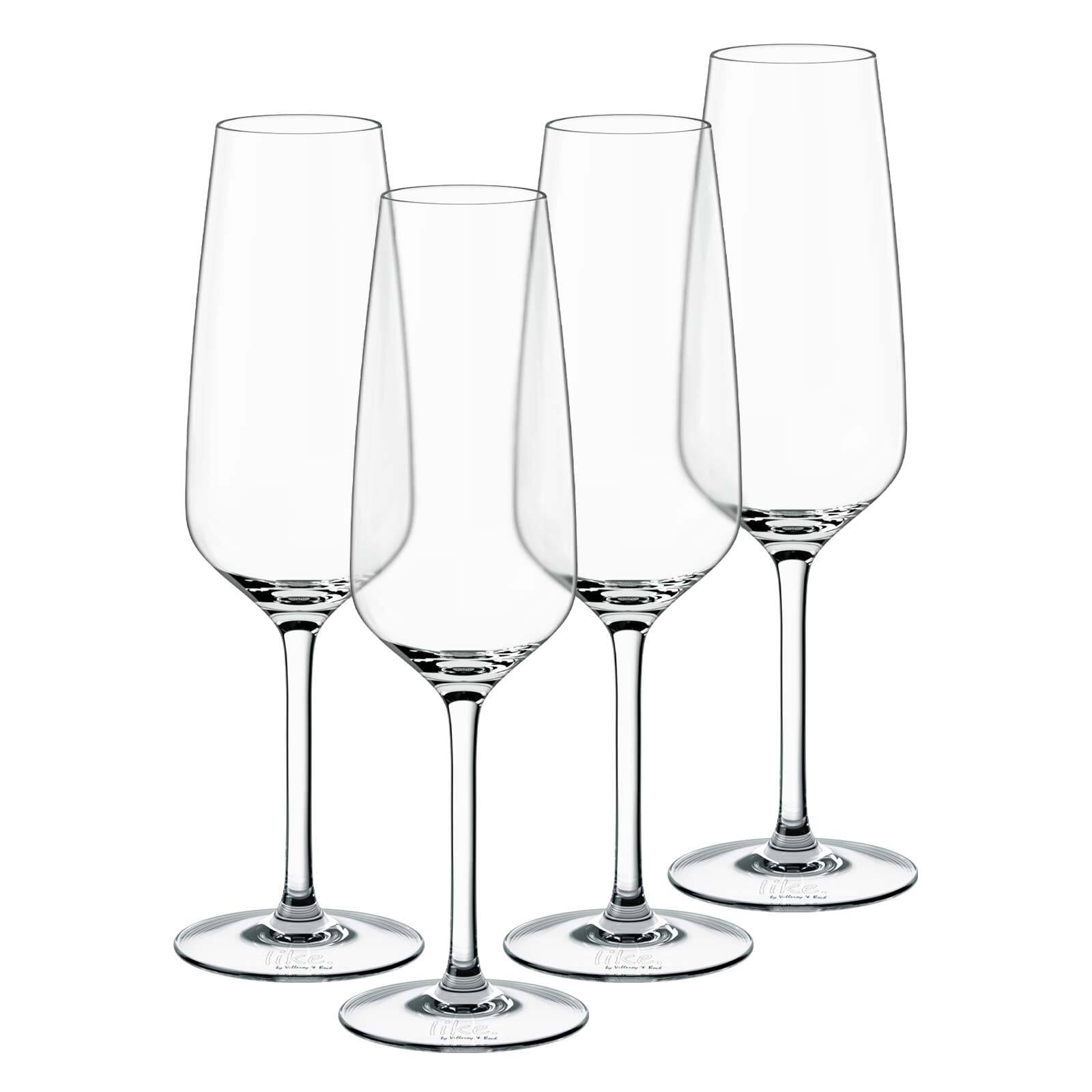 like. by Villeroy & Boch Sekt- / Champagnergl&auml;ser Essential 120 ml 4er Set - Bild 1