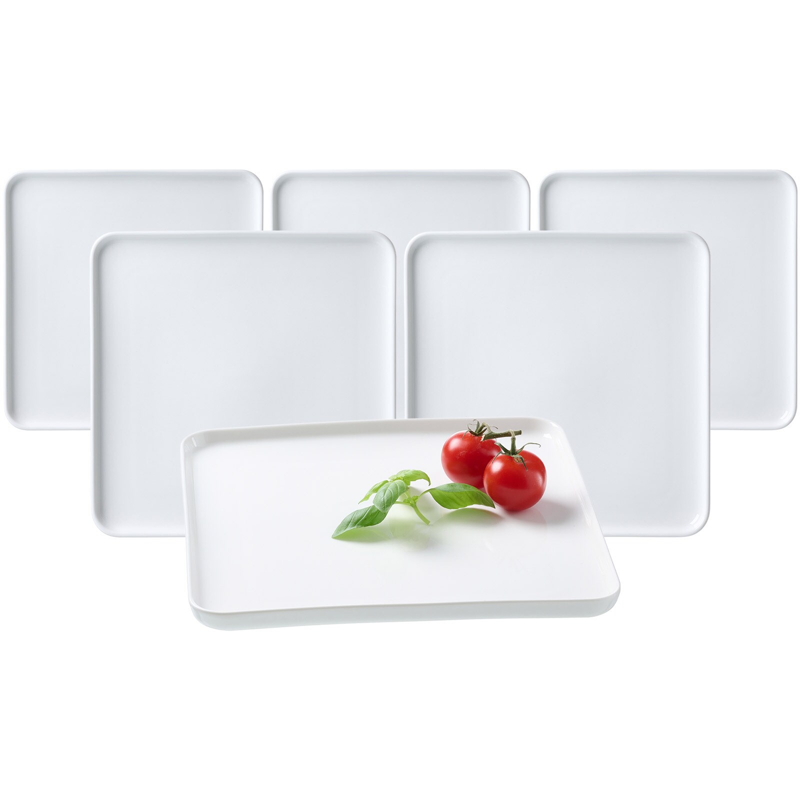 Ritzenhoff & Breker Servierplatten Skagen 21 x 21 cm 6er Set - Bild 1