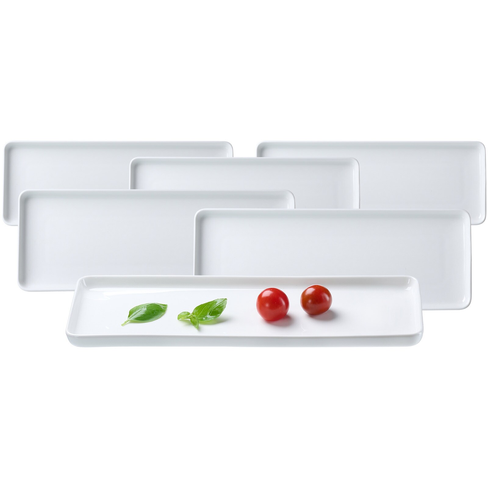 Ritzenhoff & Breker Servierplatten Skagen 30,5 x 11,5 cm 6er Set - Bild 1