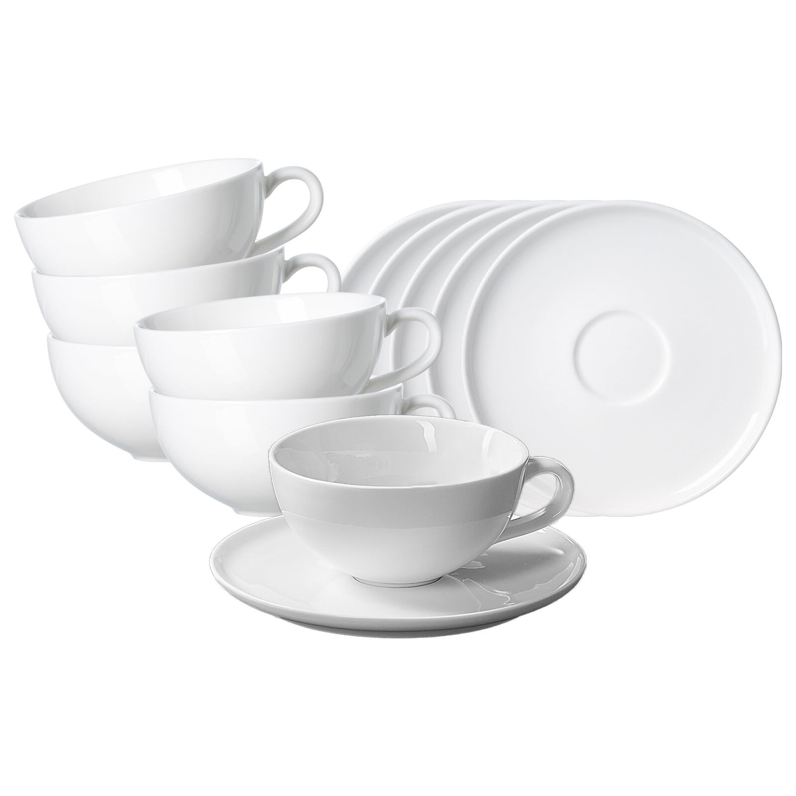 Ritzenhoff & Breker Teetassen mit Untertassen Skagen 180 ml 6er Set - Bild 1