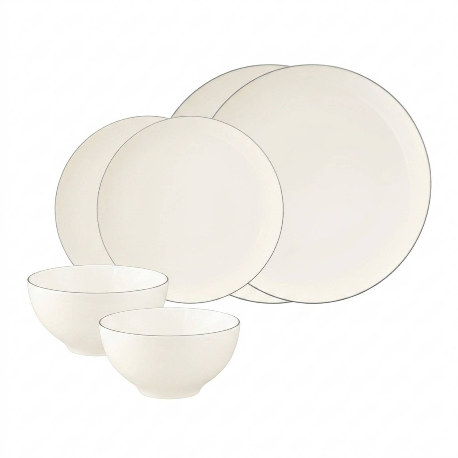 Seltmann Weiden Basic-Set Savona Grey Line 6-tlg.