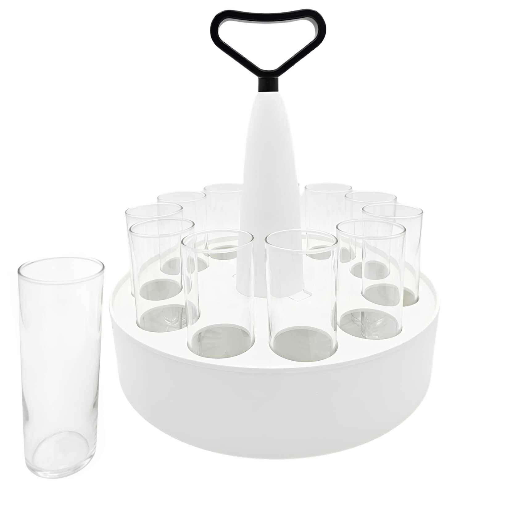 LUXENTU Kölschkranz-Set mit Gläsern Stange 0,2 l 12er Set