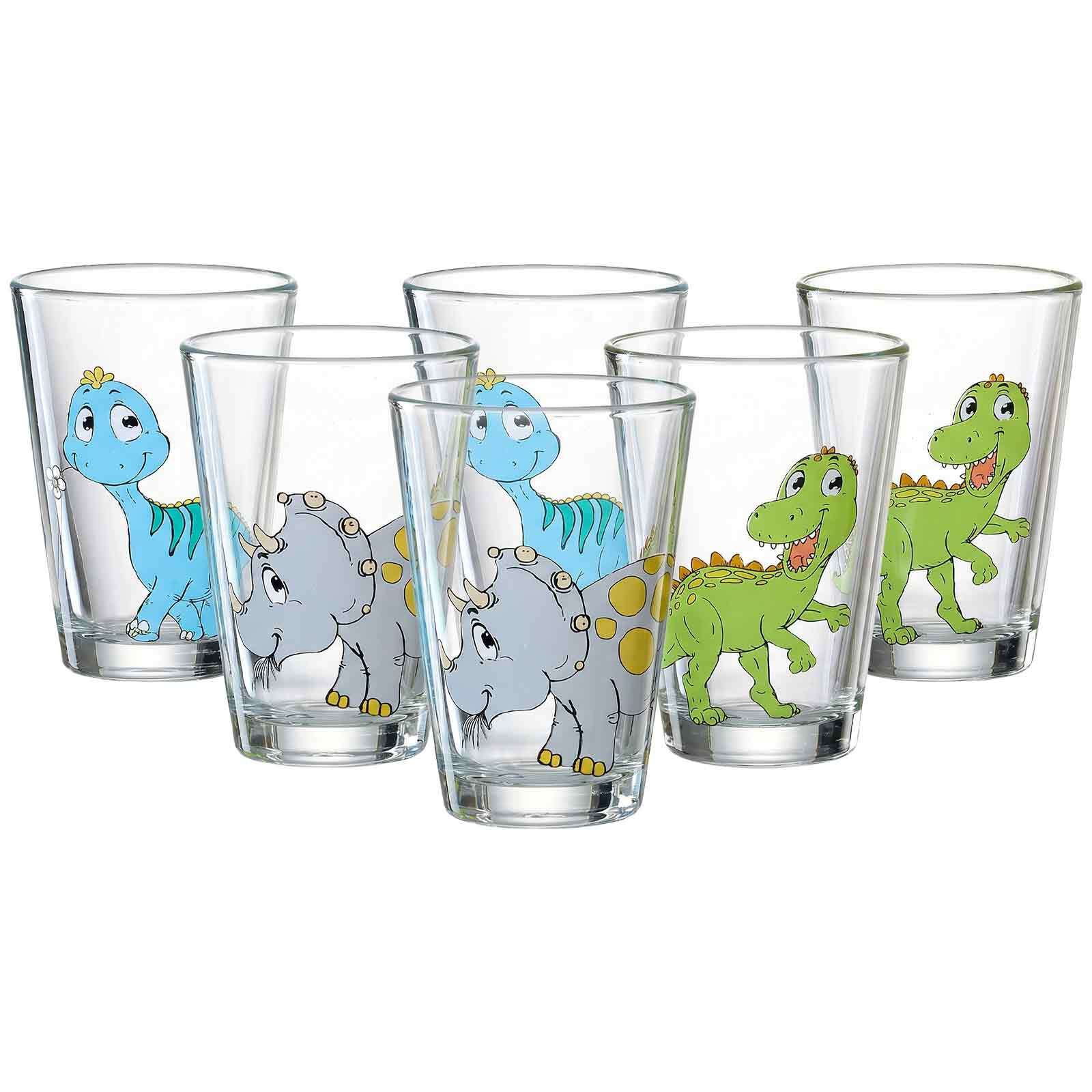 Ritzenhoff & Breker Kindergl&auml;ser Dino 200 ml 6er Set - Bild 1