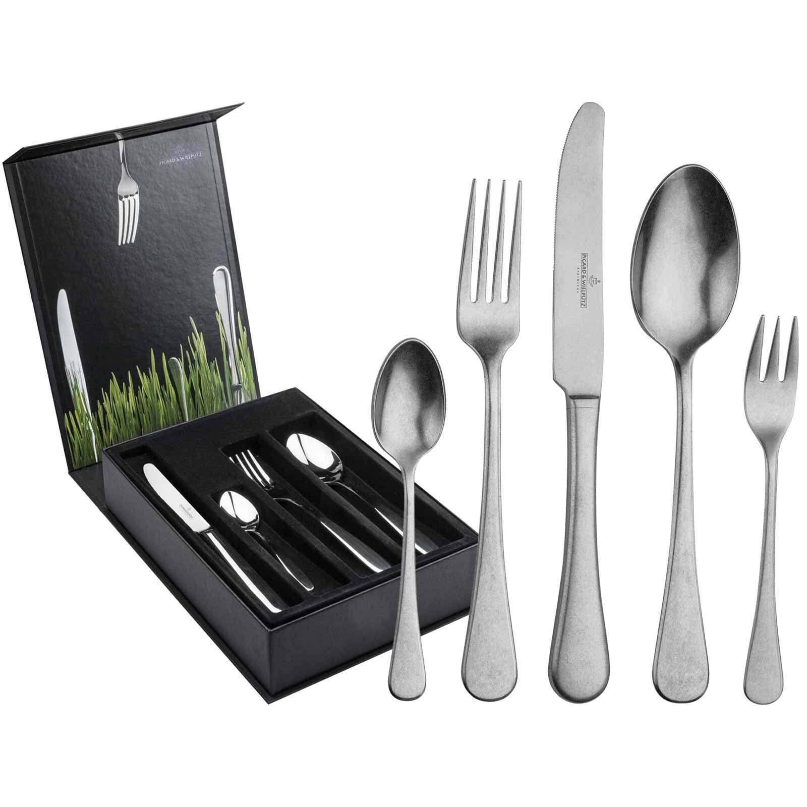Picard & Wielpütz Tafelbesteck inkl. Besteckbox Landhaus Vintage 30-tlg.