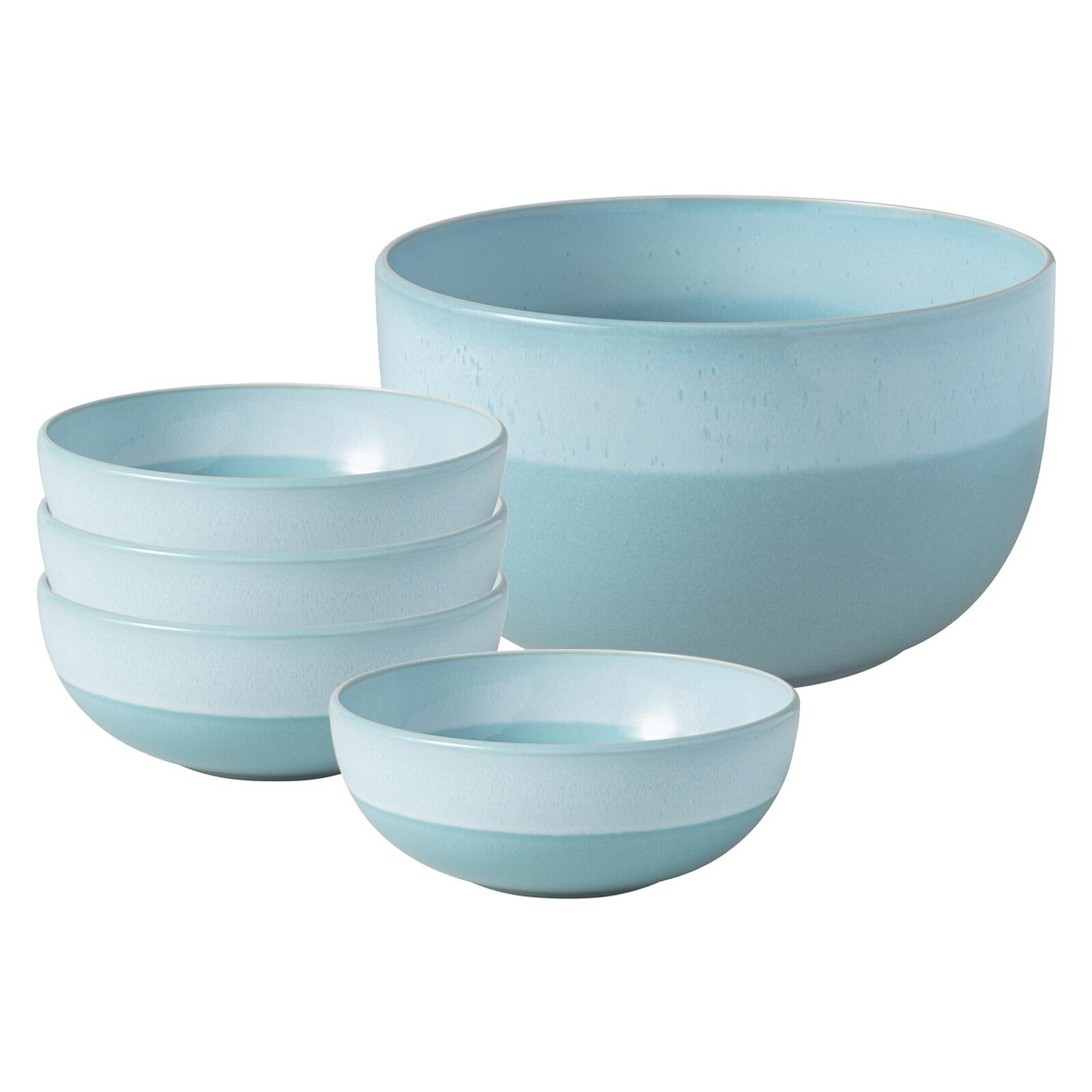 like. by Villeroy & Boch Salat-Set Perlemor Aqua 5-tlg.