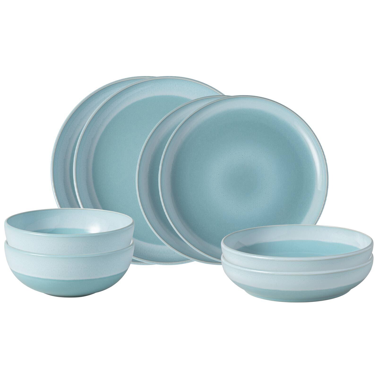 like. by Villeroy & Boch Einsteiger-Set Perlemor Aqua 8-tlg.