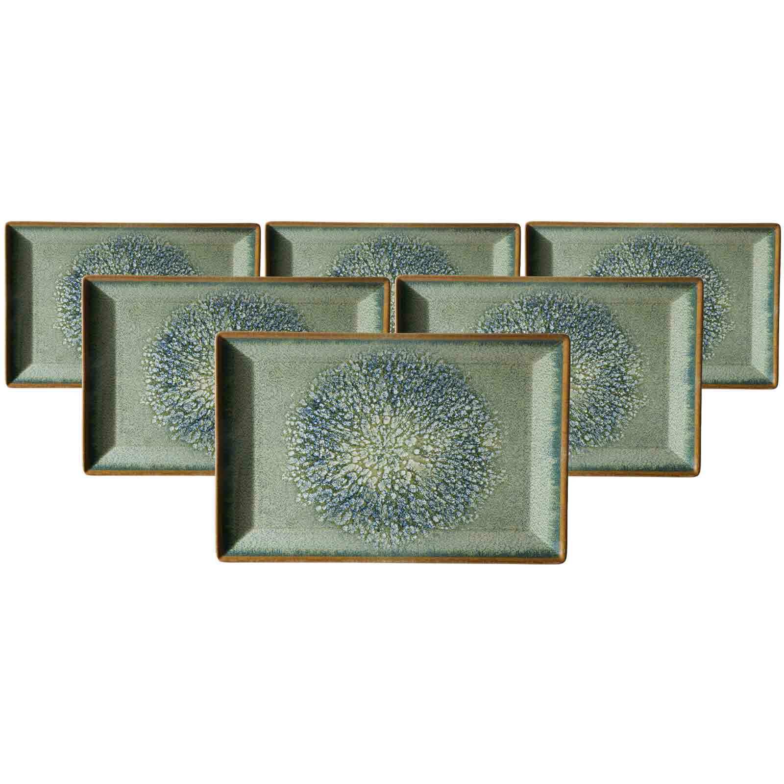 Ritzenhoff & Breker Servierplatten Verde 34 x 23 cm 6er Set - Bild 1