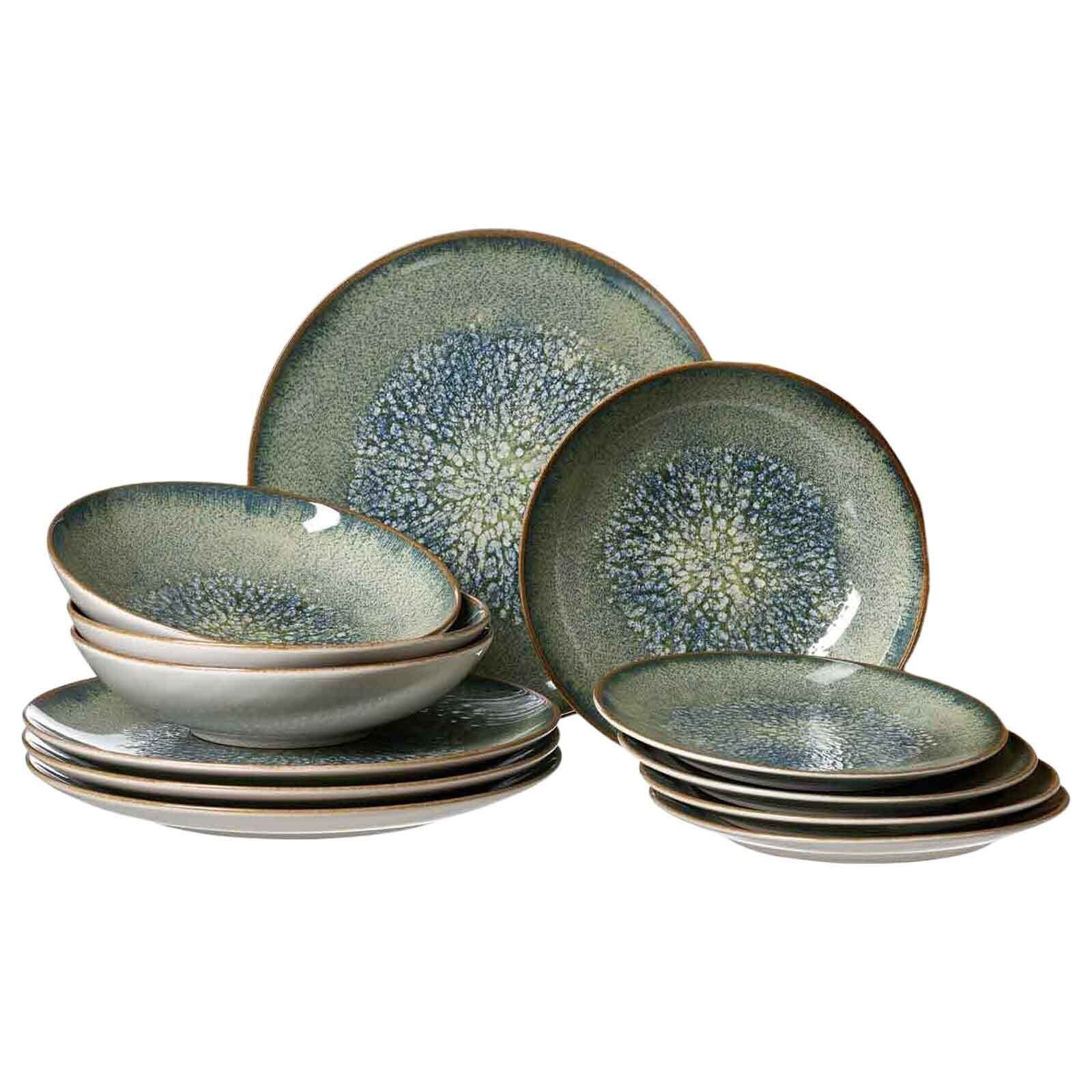 Teller-Set Verde 12er Set