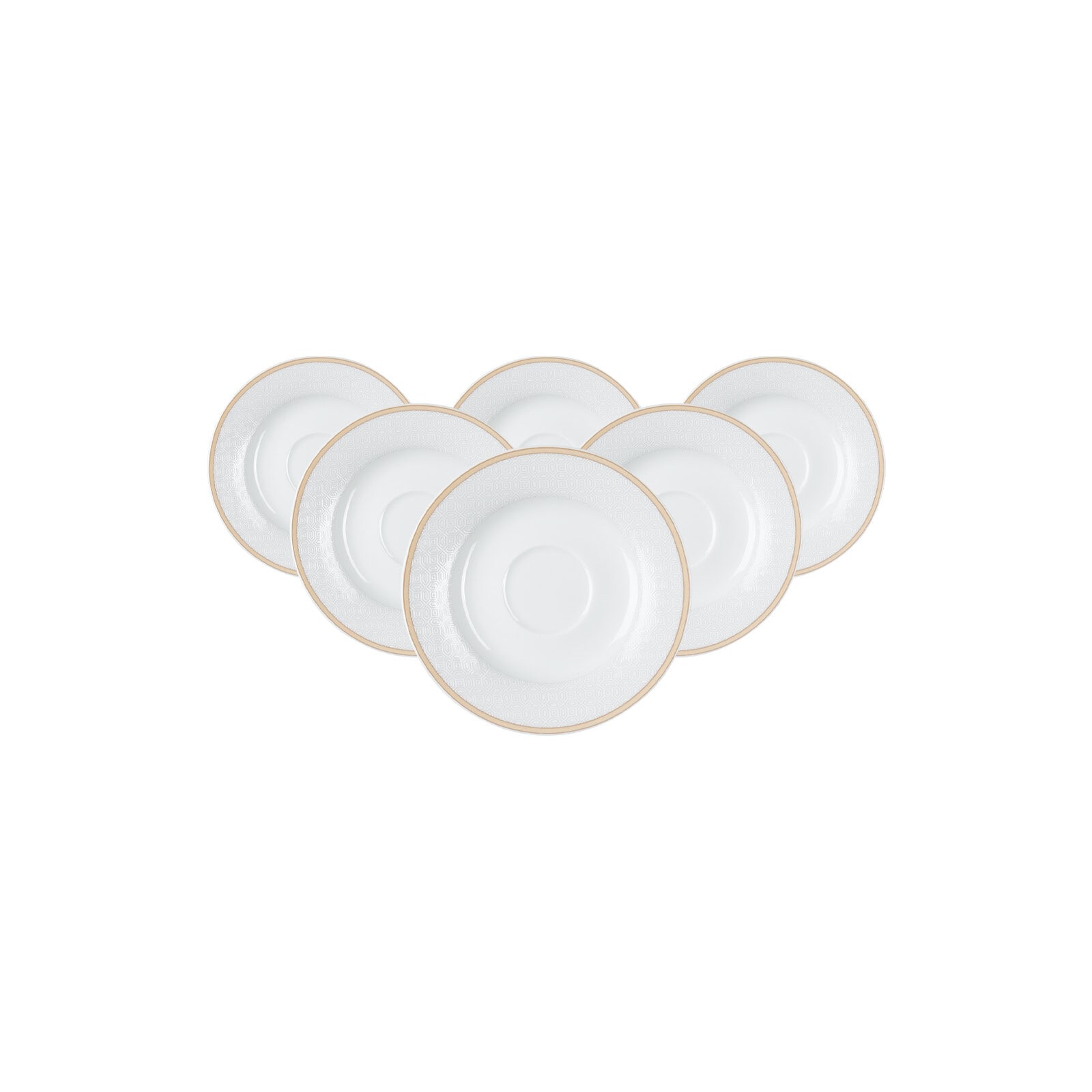 Ritzenhoff & Breker Espressountertassen Geo &oslash; 13 cm 6er Set - Bild 1