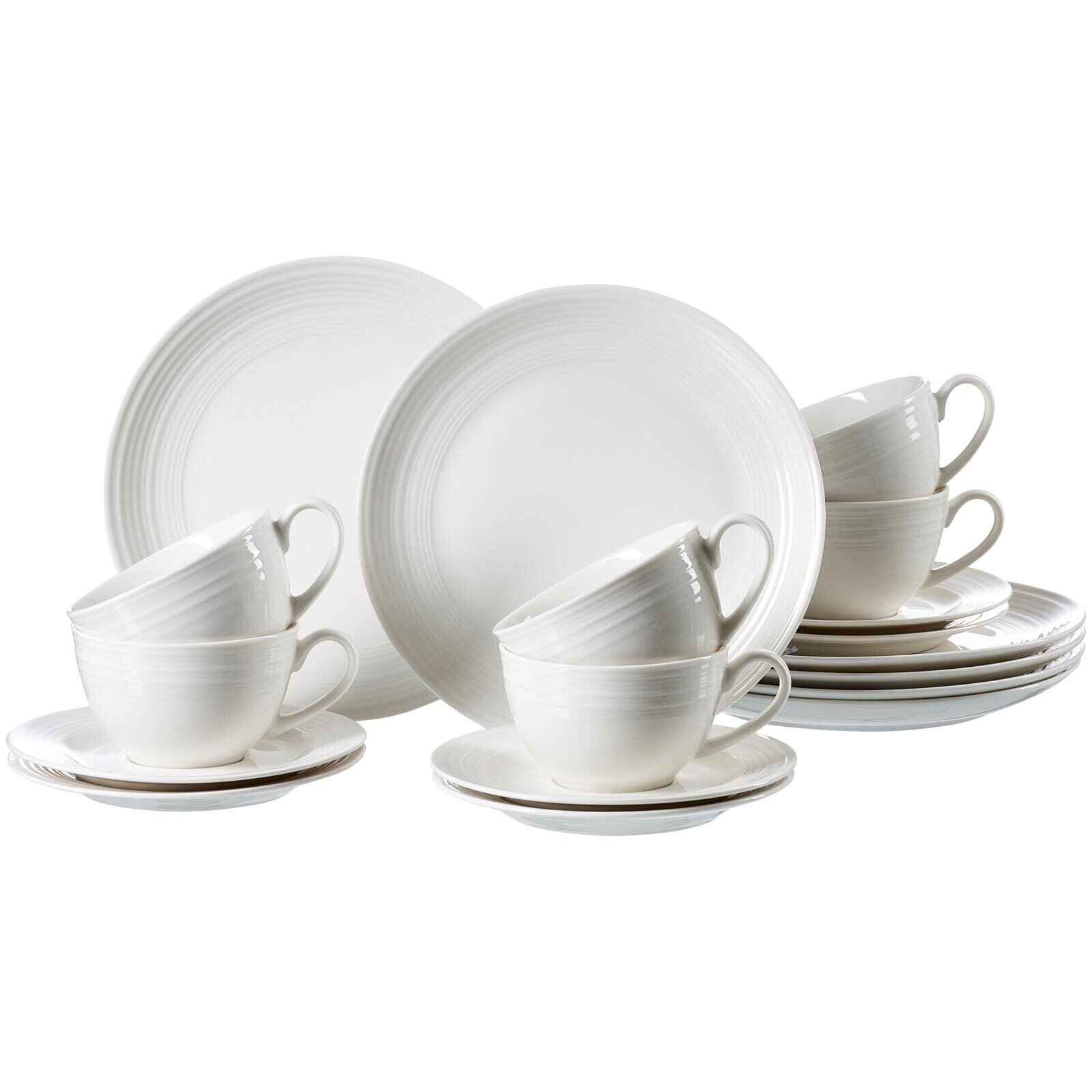 Ritzenhoff & Breker Kaffeeservice Levi Weiss 18-tlg.